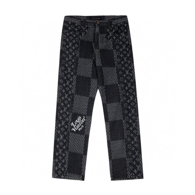 Louis Vuitton LV Patchwork Monogram Denim Pants