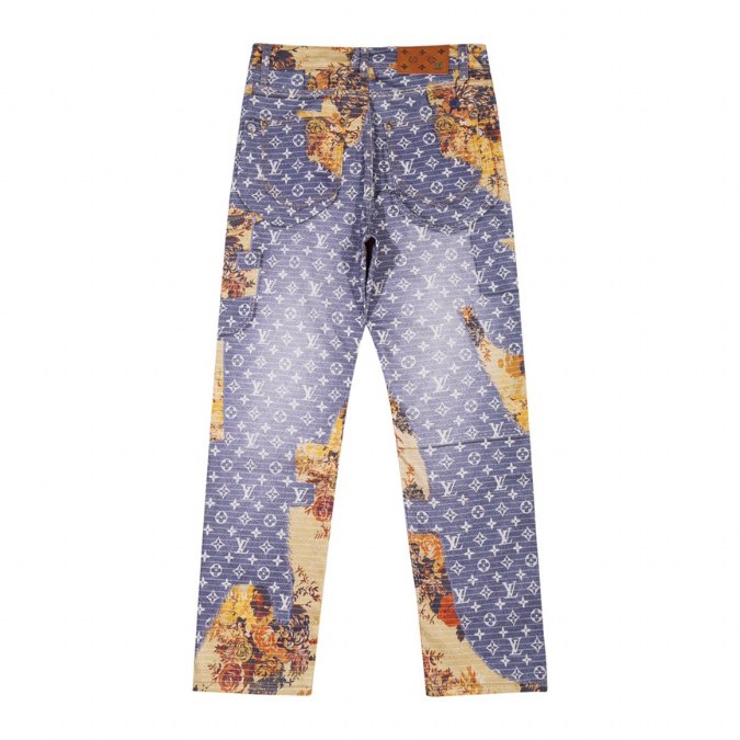 Louis Vuitton LV Floral Monogram Jeans