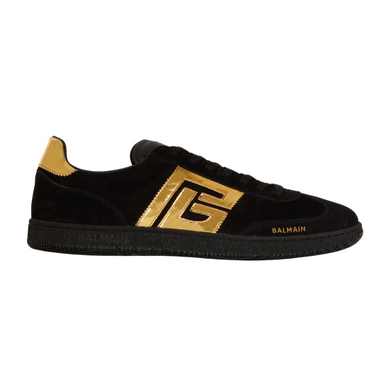 Balmain Calfskin Swan Trainer BM028