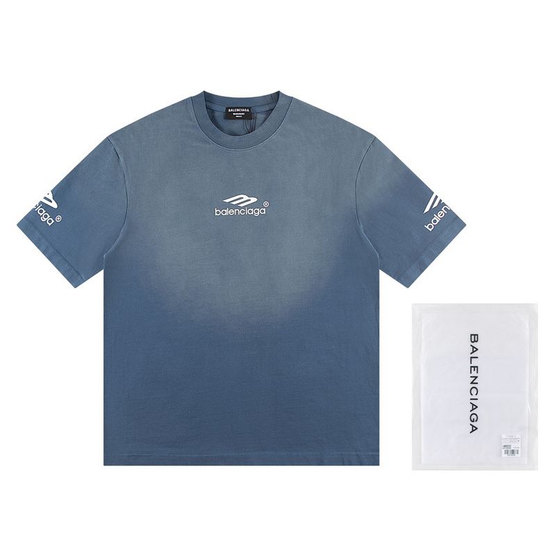T-shirt Balenciaga Blue BL165