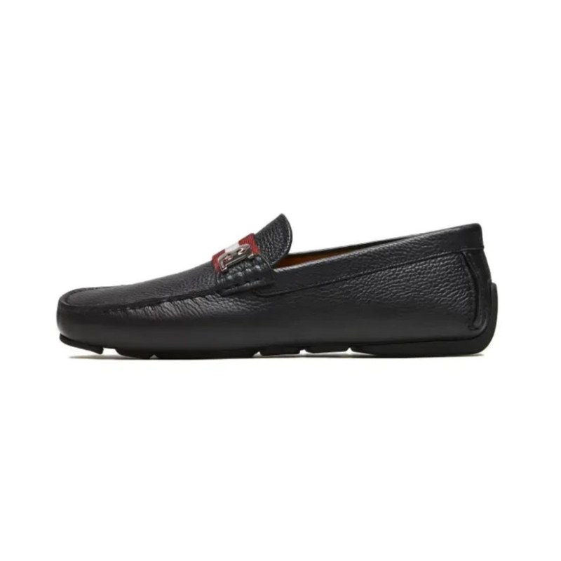 Bally Charm Web Stripe Moccasin BA001