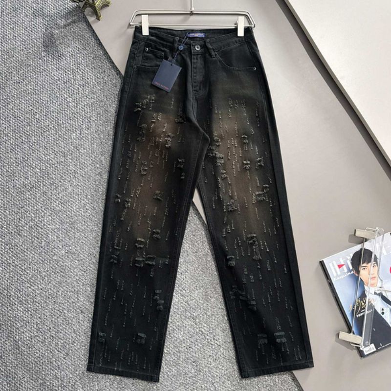Pants Louis Vuitton Black LV189
