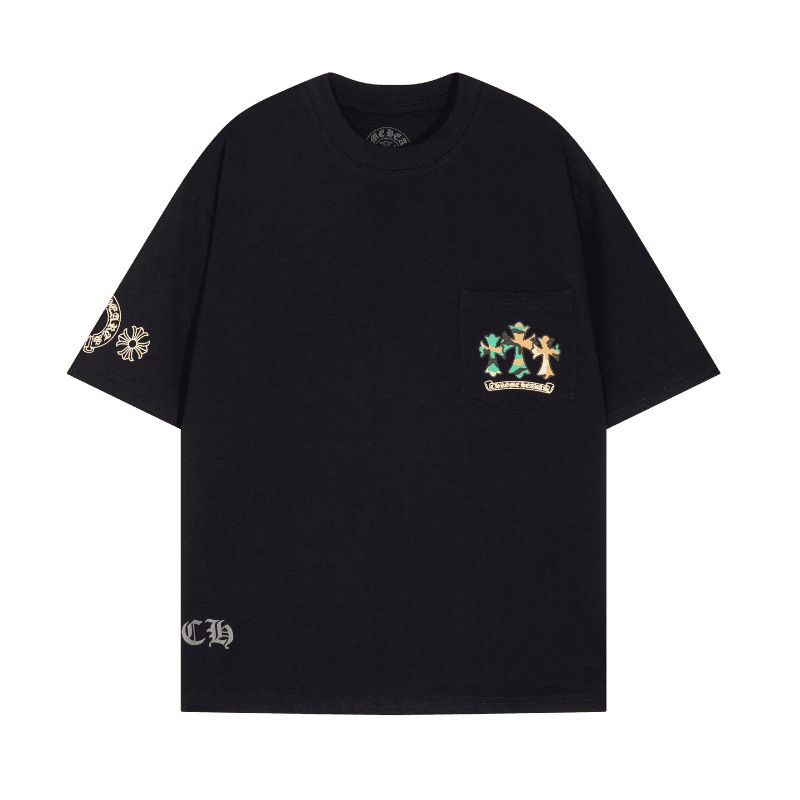 T-Shirt Chrome Hearts Cemetery Cross Logo CH125