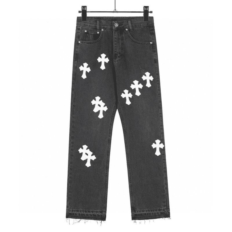 Pants Chrome Hearts Jeans Cross Patches CH126