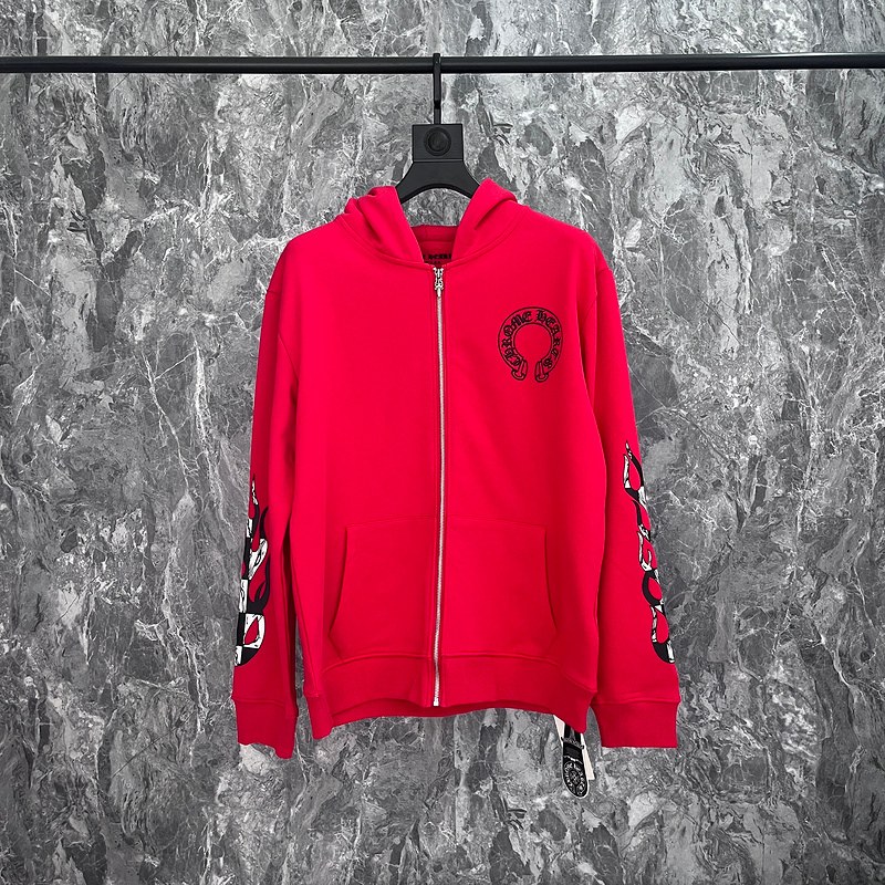 Hoodie Chrome Hearts Pink CH098