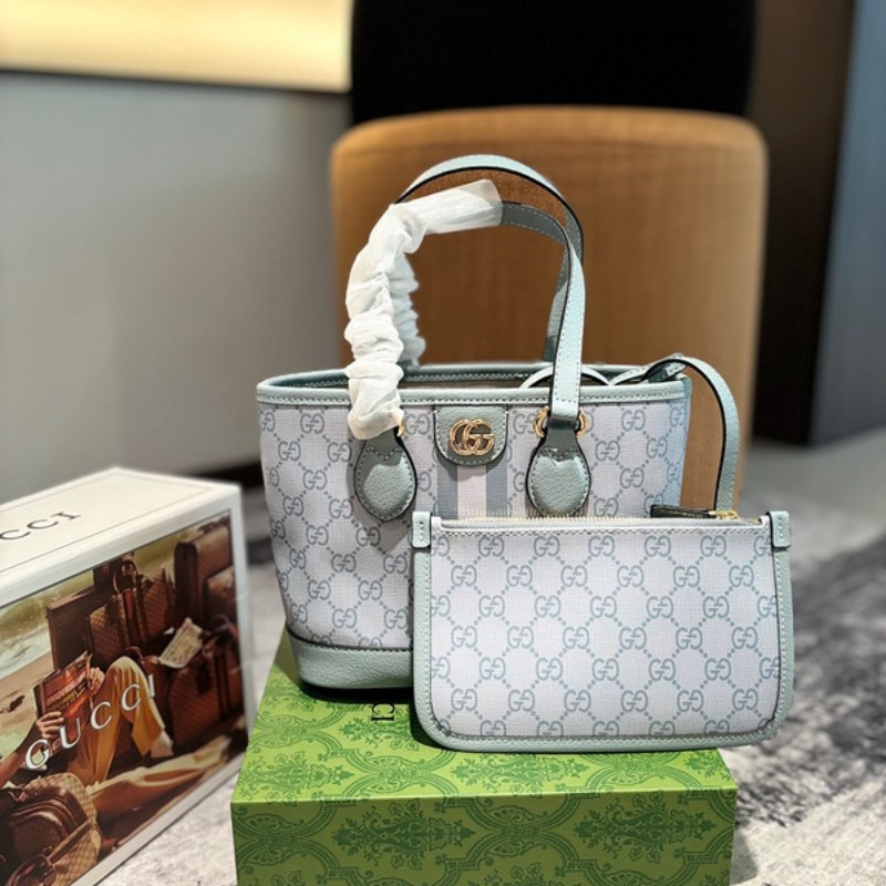 Gucci Ophidia Mini Tote Bag Blue GC254