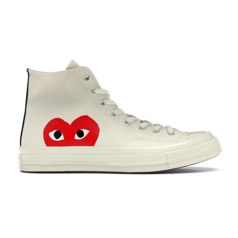 Converse Chuck Taylor All Star 70s X Comme des Garçons Play Long Shaft White CVW002