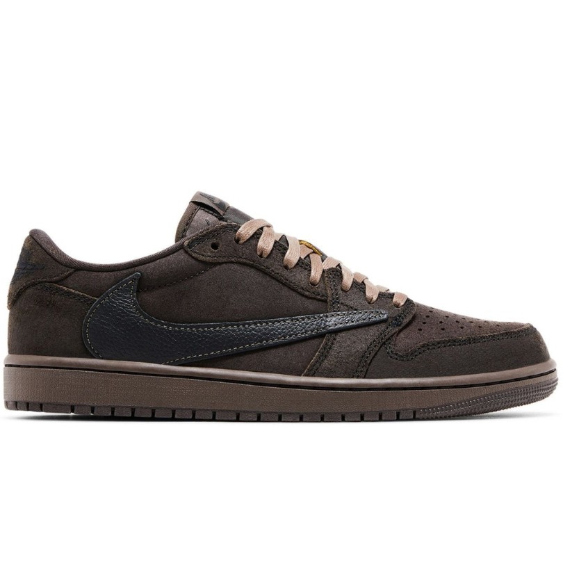 Air Jordan 1 Low Og Sp x Travis Scott Velvet Brown JDN005