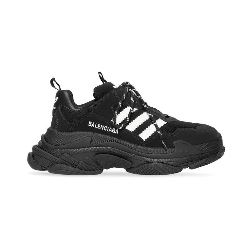 Balenciaga X Adidas Black White