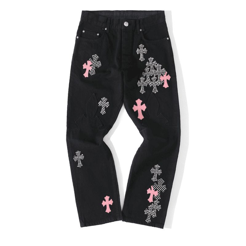 Pants Chrome Hearts Jeans Cross Patch CH114
