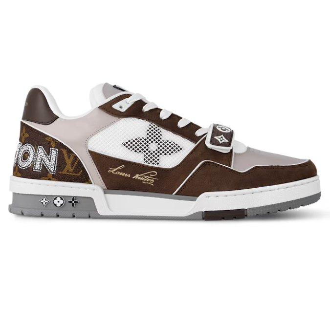 Louis Vuitton Trainer Brown Monogram Mesh