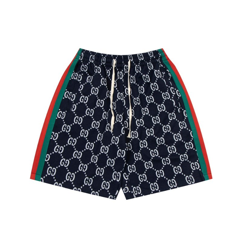 Shorts Gucci Monogram Stripe Navy GC056