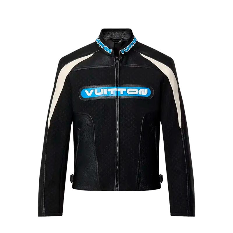 Jacket Louis Vuitton Leather Mix Biker 1:1