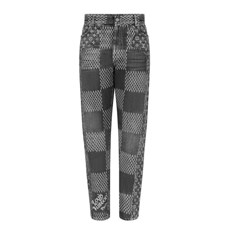 Jeans Louis Vuitton x Nigo Giant Damier Waves MNGM