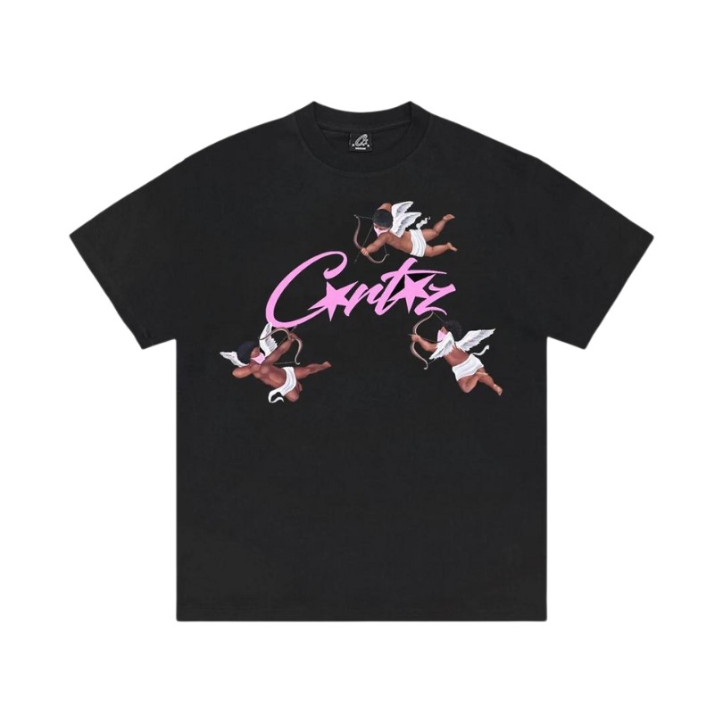 T-shirt Corteiz Cupid Black