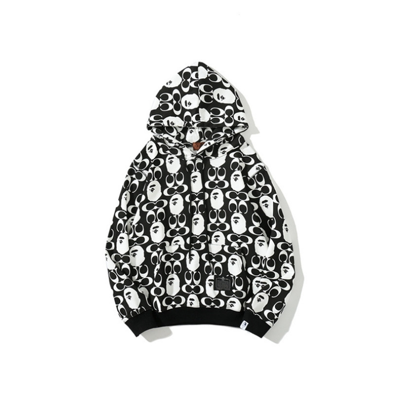 Hoodie BAPE All Over Print Black BP016