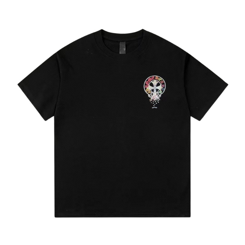 T-shirt Chrome Hearts Multicolor Cross Black CH057