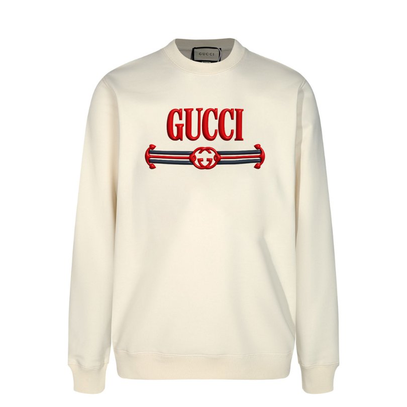 Sweatshirt Gucci GG Logo White GC021