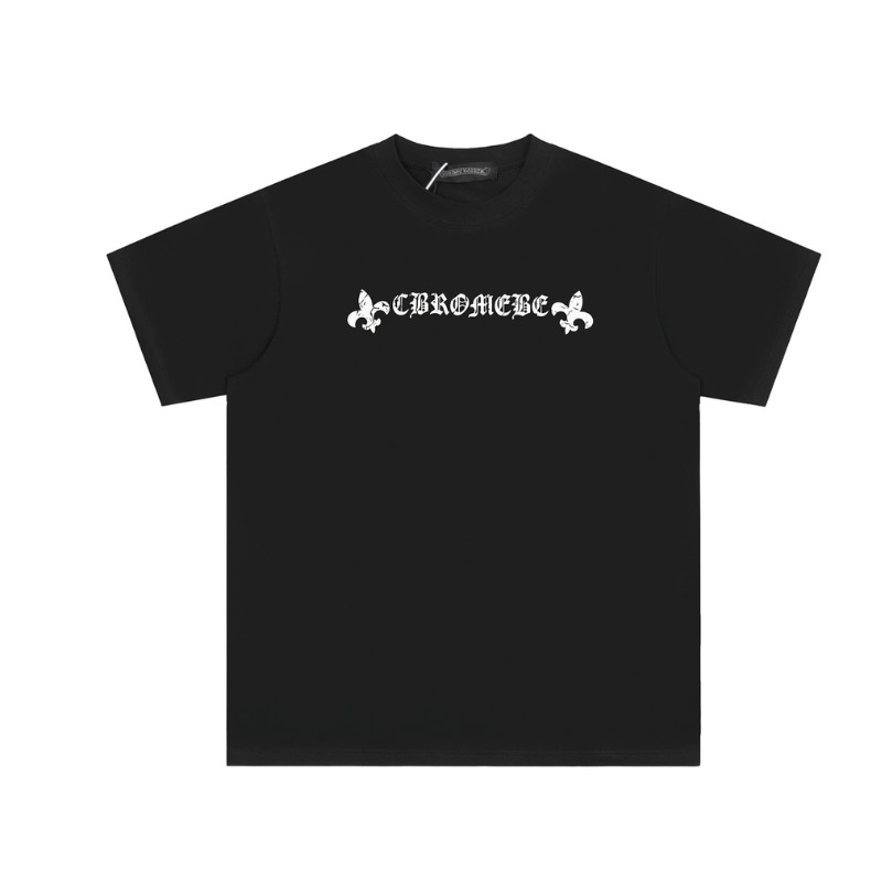 T-shirt Chrome Hearts Horseshoe Black Logo CH014