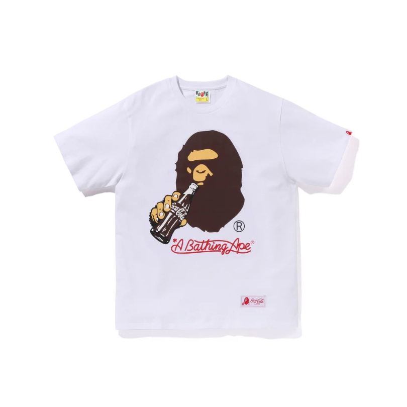 T-shirt BAPE Coca-Cola White Collaboration BP070