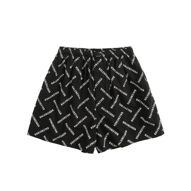 Shorts Balenciaga Allover Logo Print BL044