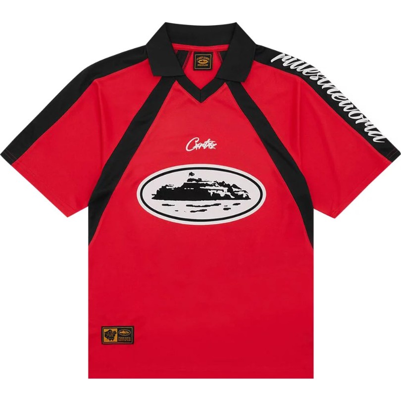 T-shirt Corteiz RTW 18 Red Jersey CZ004