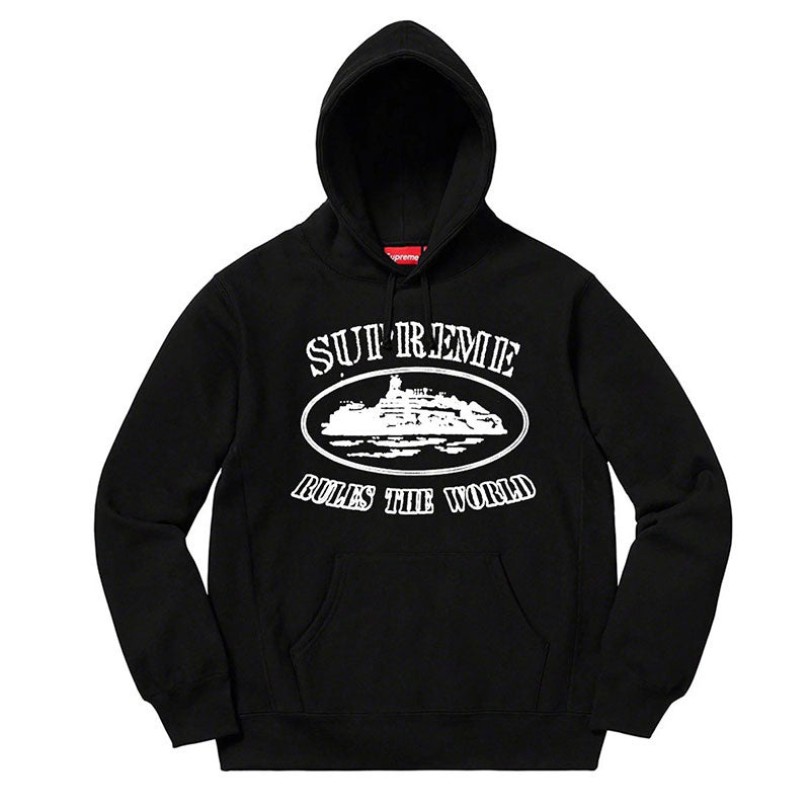 Hoodie Supreme x Corteiz Black SP047