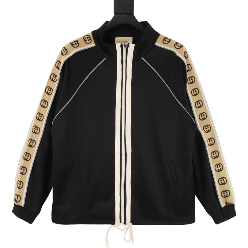 Jacket Gucci Monogram Stripe Track GC099