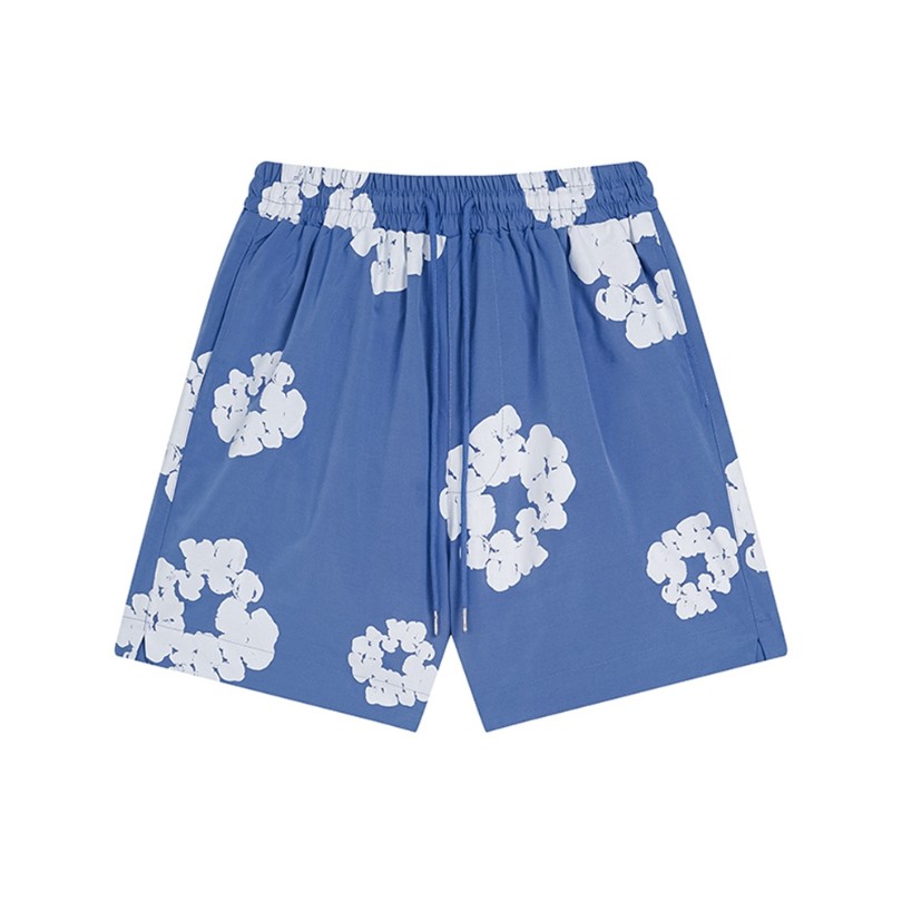 Shorts Denim Tears Circle Clouds Blue
