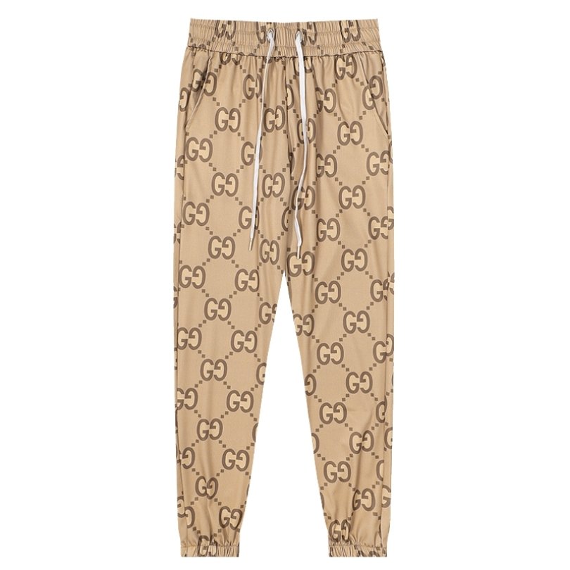 Pants Gucci Monogram Beige Joggers GC052