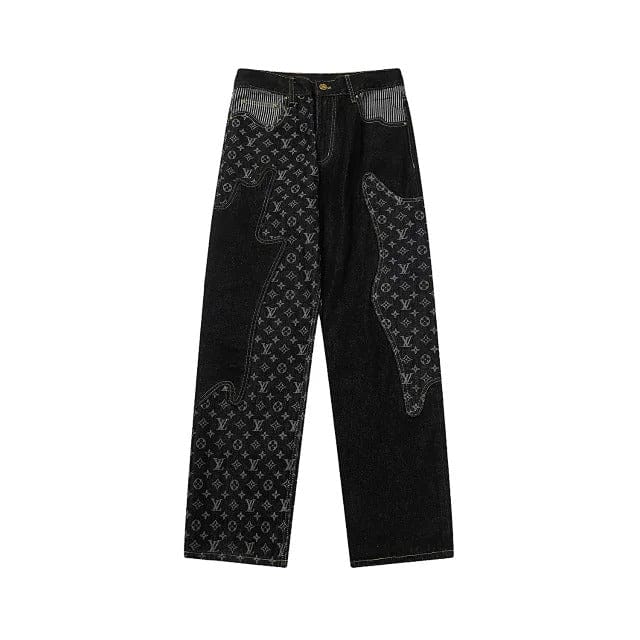 Jeans Louis Vuitton x Nigo Monogram Patchwork Denim
