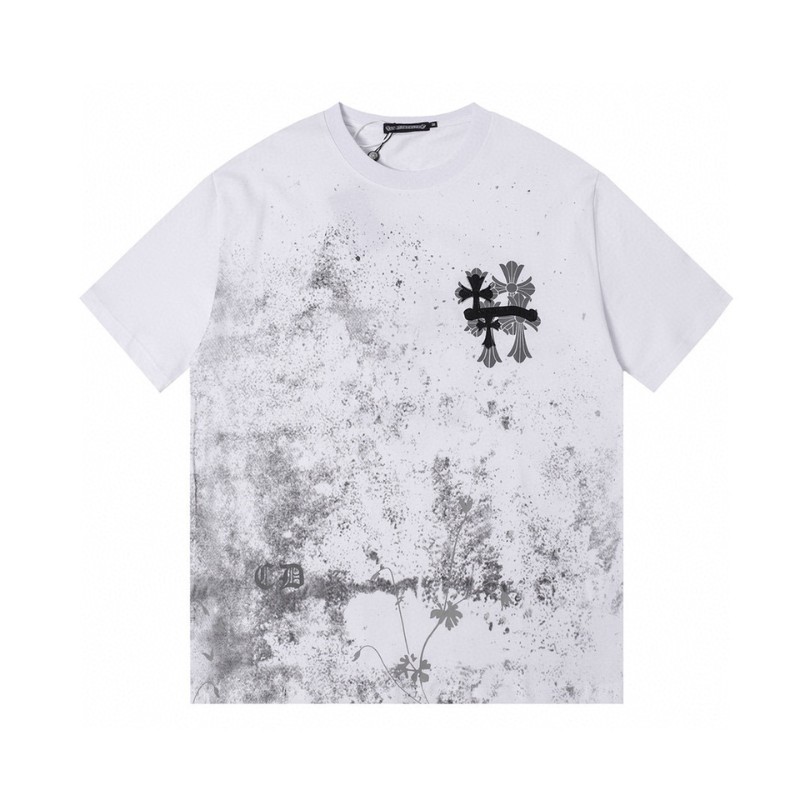 T-shirt Chrome Hearts Floral Graphic White CH054