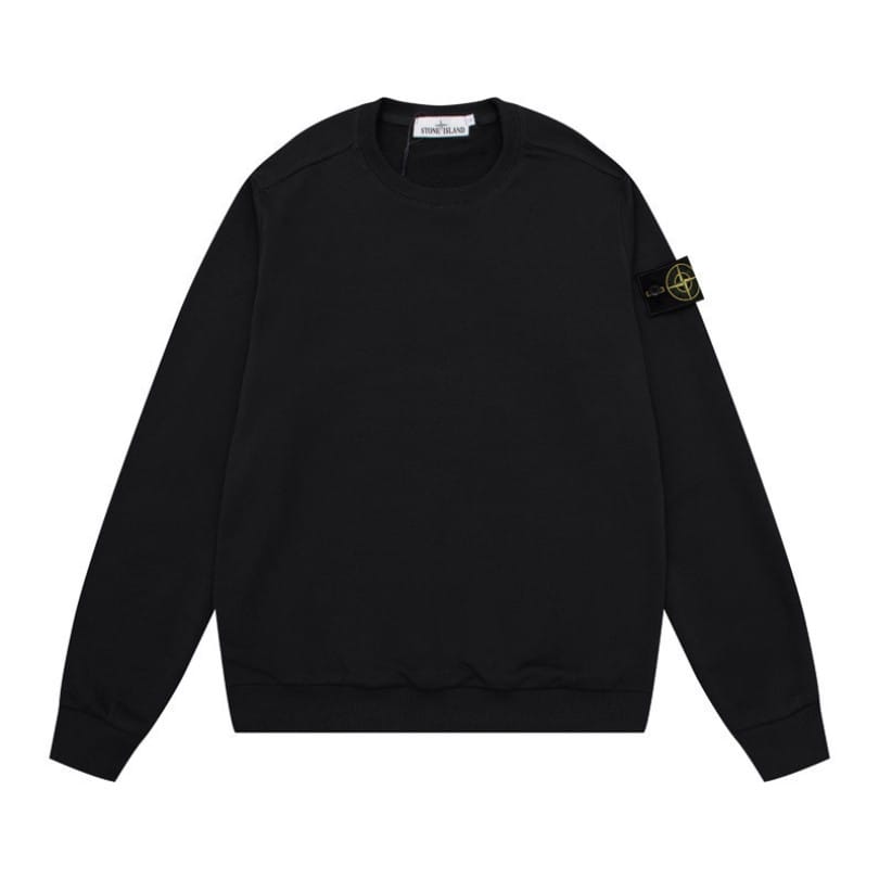 Sweatshirt Stone Island with logo patch SL001