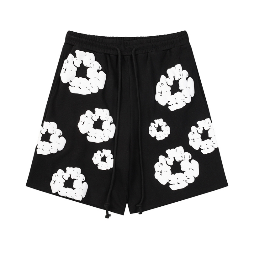 Shorts Denim Tears White Clouds Black