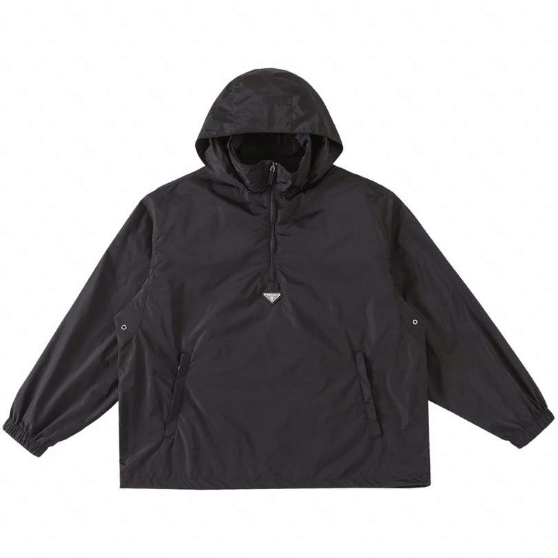 Jacket Prada Triangle Logo Black PD024